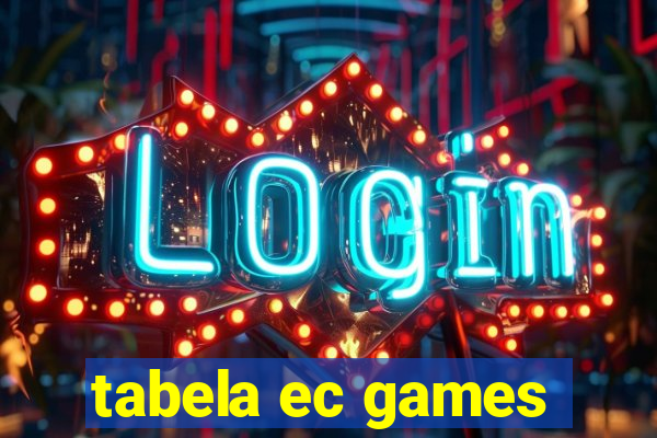 tabela ec games